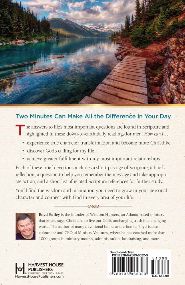 For Men: A 90-Day Devotional (Two Minutes In The Bible Series)