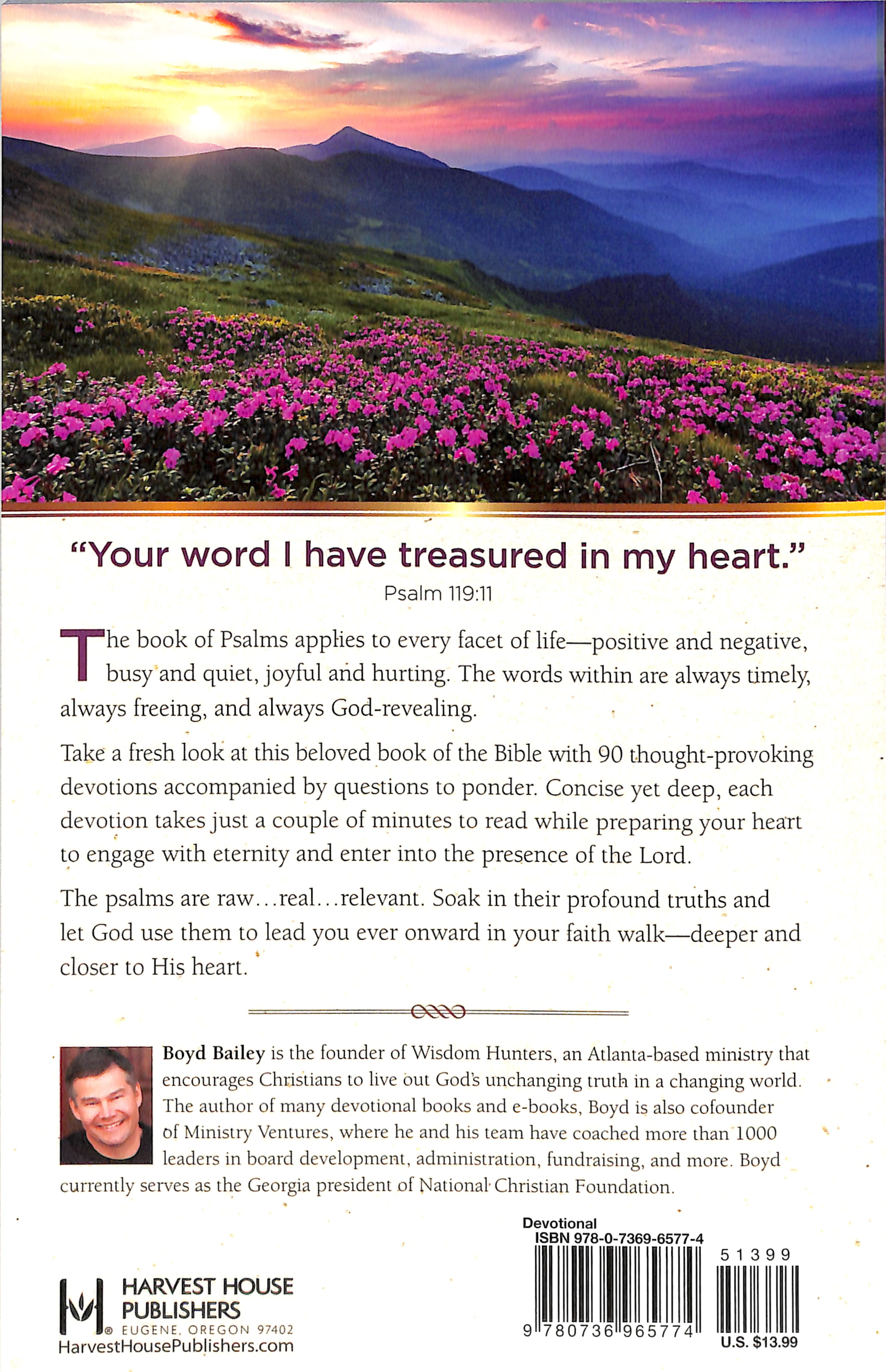 Through Psalms: A 90-Day Devotional (Two Minutes In The Bible Series)