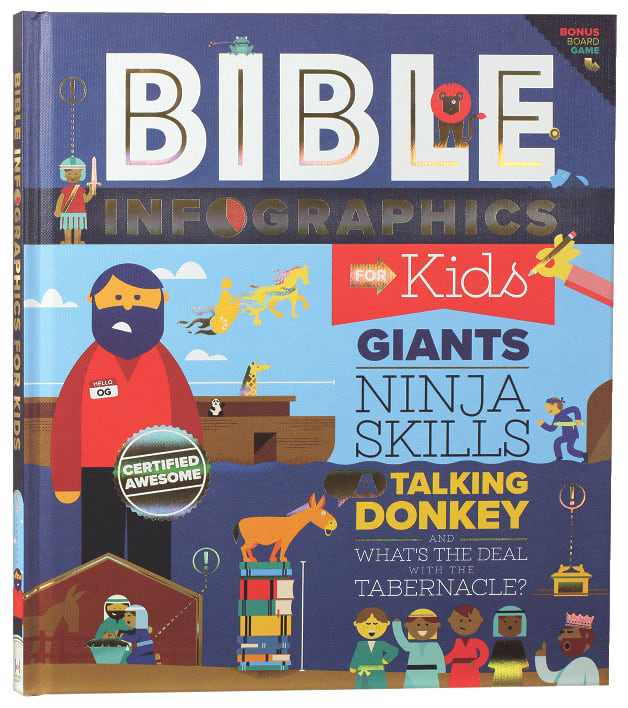 Bible Infographics For Kids: Giants, Ninja Skills, a Talking Donkey, and What's the Deal With the Tabernacle? (Vol 1)