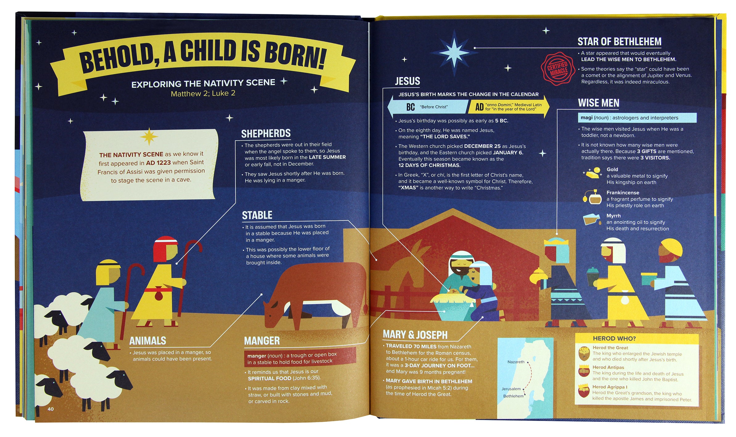 Bible Infographics For Kids: Giants, Ninja Skills, a Talking Donkey, and What's the Deal With the Tabernacle? (Vol 1)