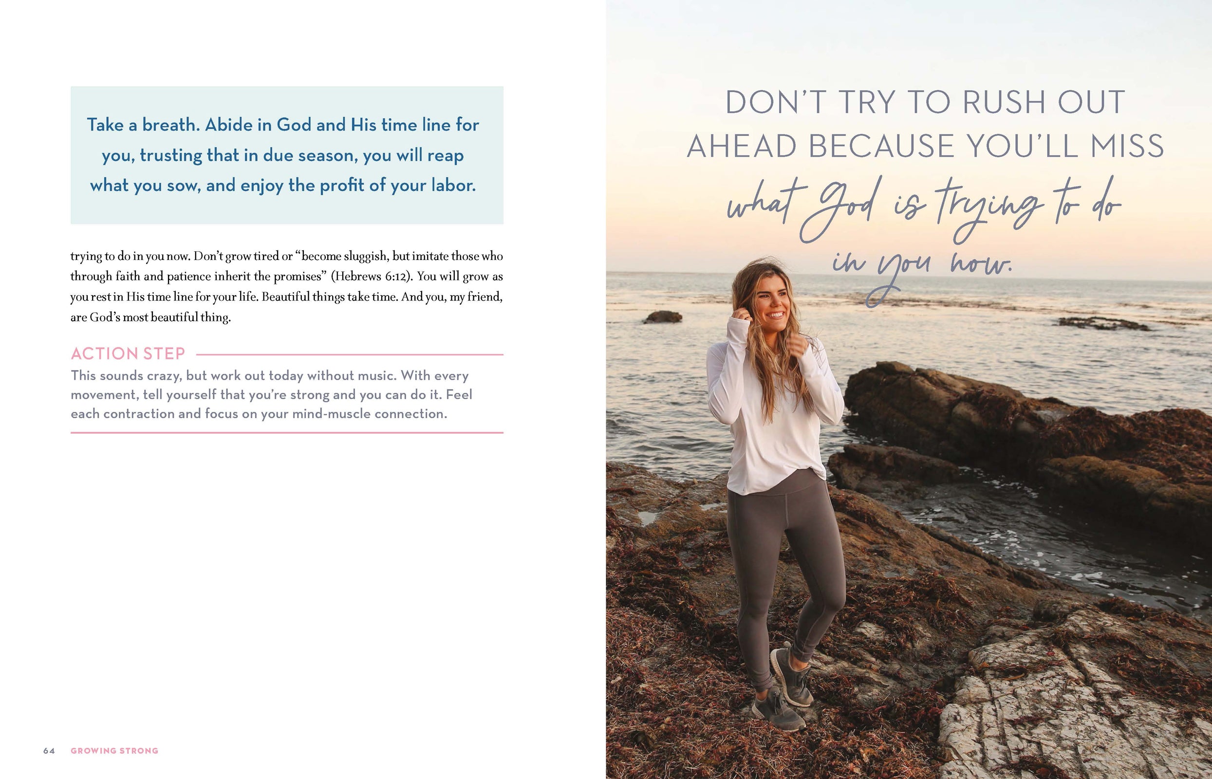 Growing Strong: Workouts, Devotions, and Recipes to Become Healthy From the Inside Out
