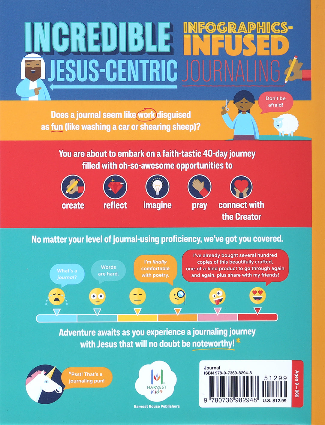 Bible Infographics For Kids Adventure Journal: 40 Faith-Tastic Days to Journey With Jesus in Creative Ways