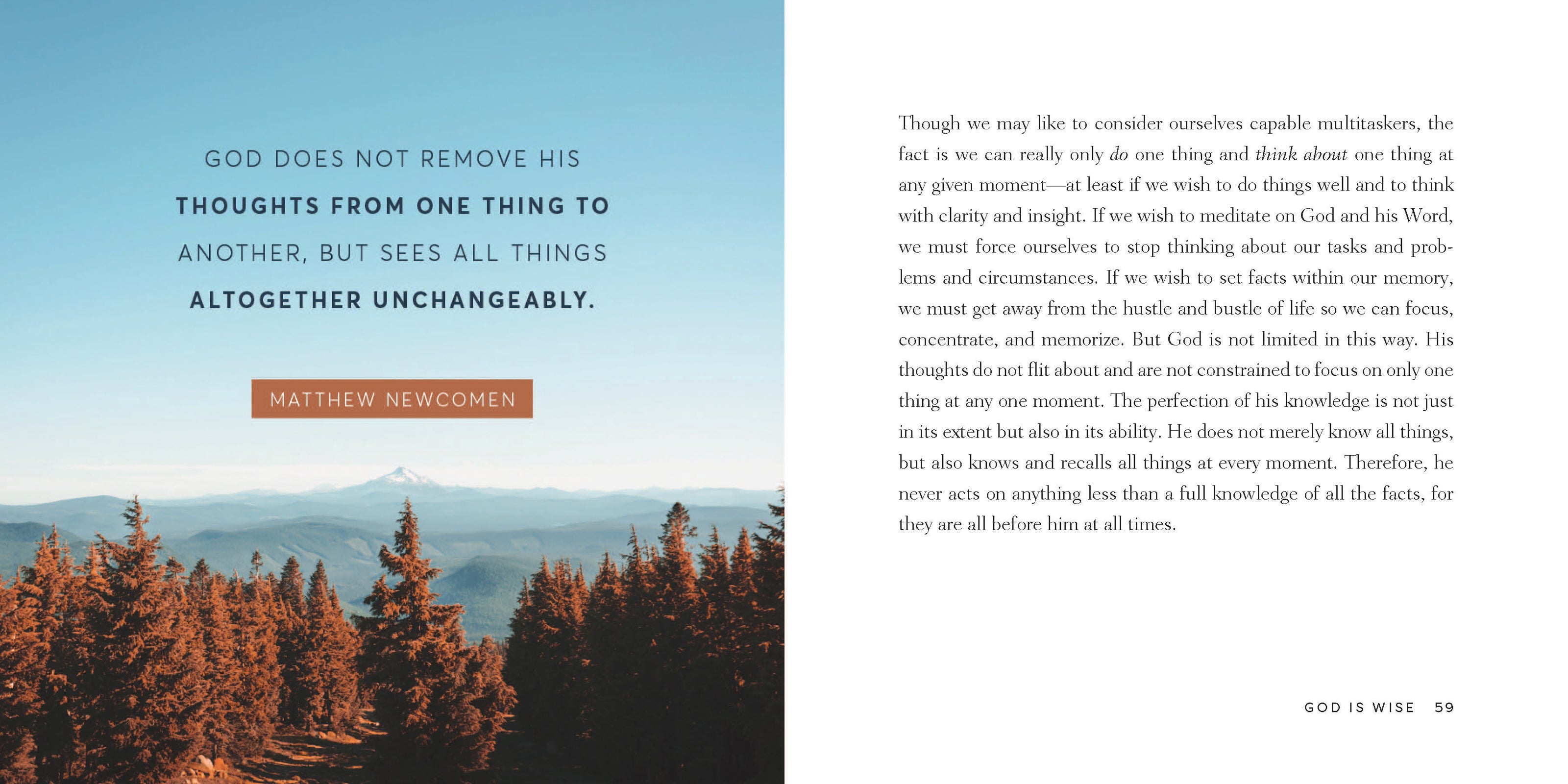 Understanding and Trusting Our Great God
