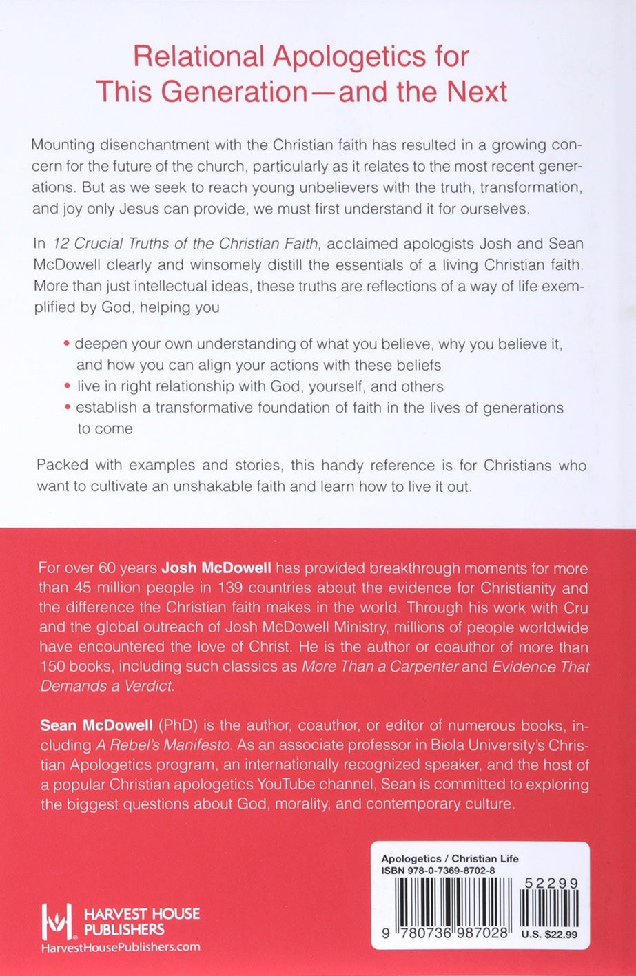 The 12 Crucial Truths of the Christian Faith: Building Our Lives on the Unshakable Foundation of God's Word