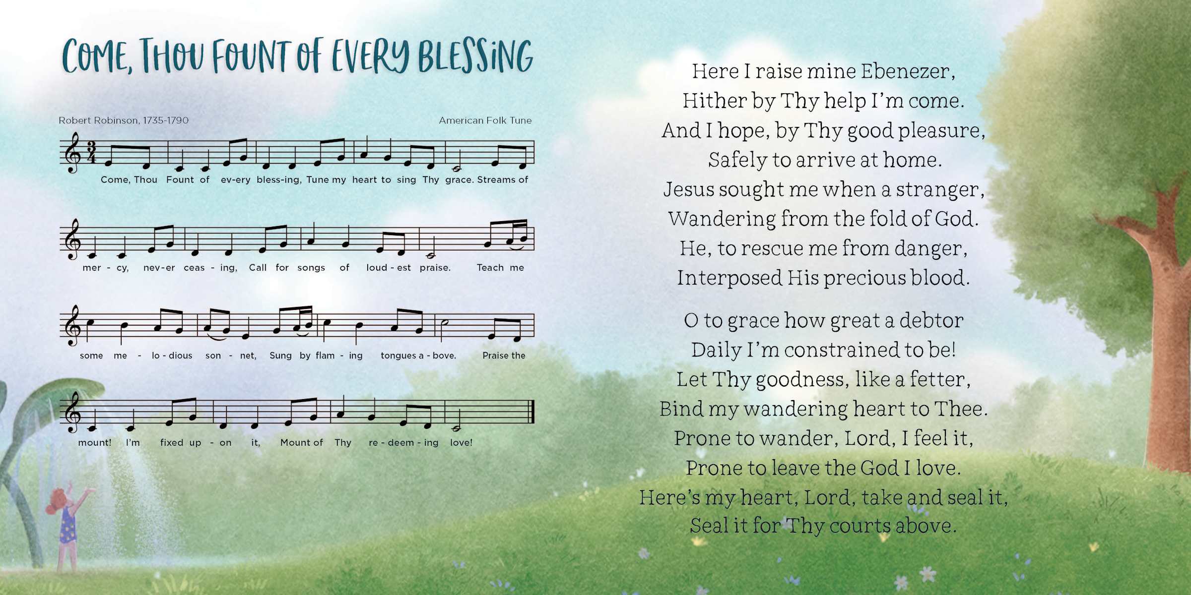 Come, Thou Fount of Every Blessing (Hymns For Little Ones Series)