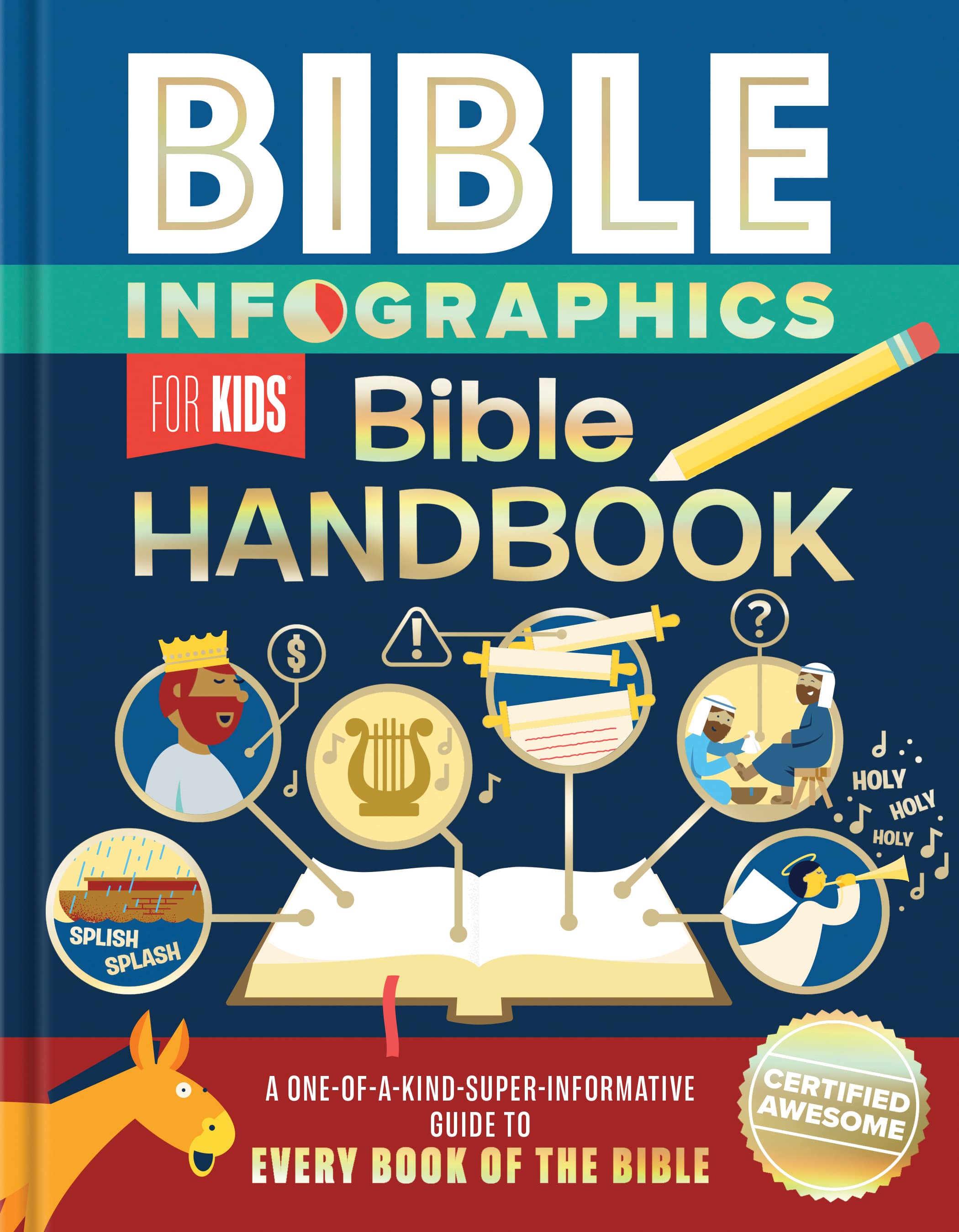 Bible Infographics for Kids Bible Handbook: A One-Of-A-Kind-Super-Informative Guide to Every Book of the Bible