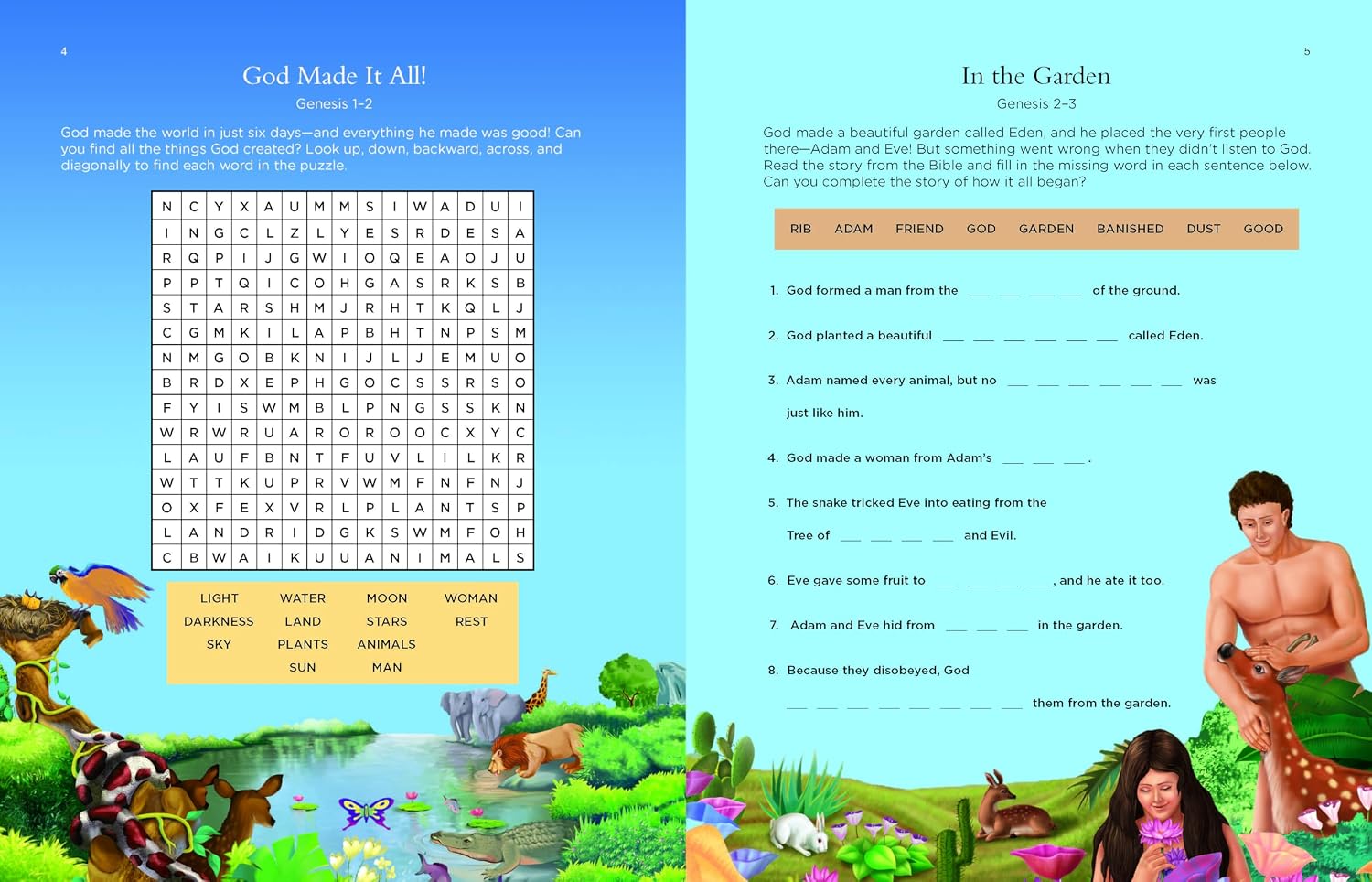 The Complete Illustrated Children's Bible Activity Book: Journey Through the Bible with Word Searches, Mazes, Crosswords, Trivia Questions, and More! (The Complete Illustrated Children’s Bible Library Series)