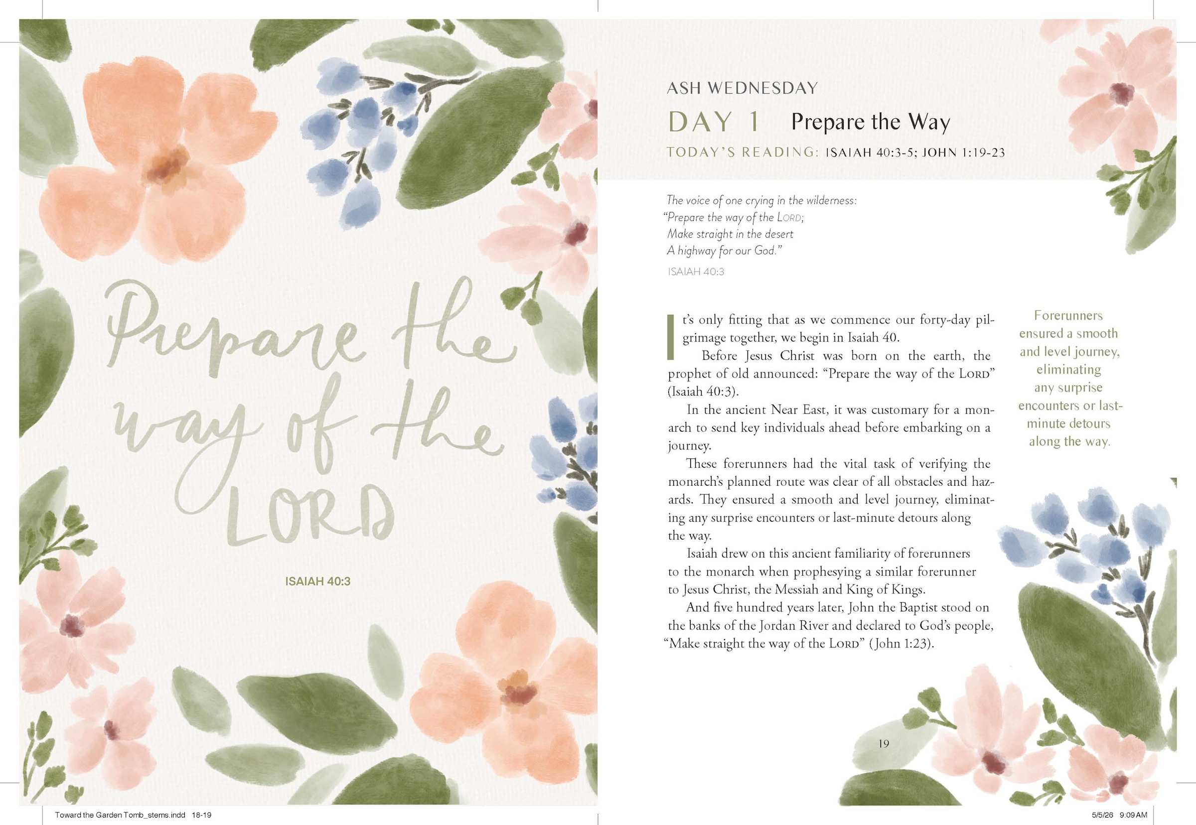 Toward the Garden Tomb: A 40-Day Journey with Jesus Our Savior