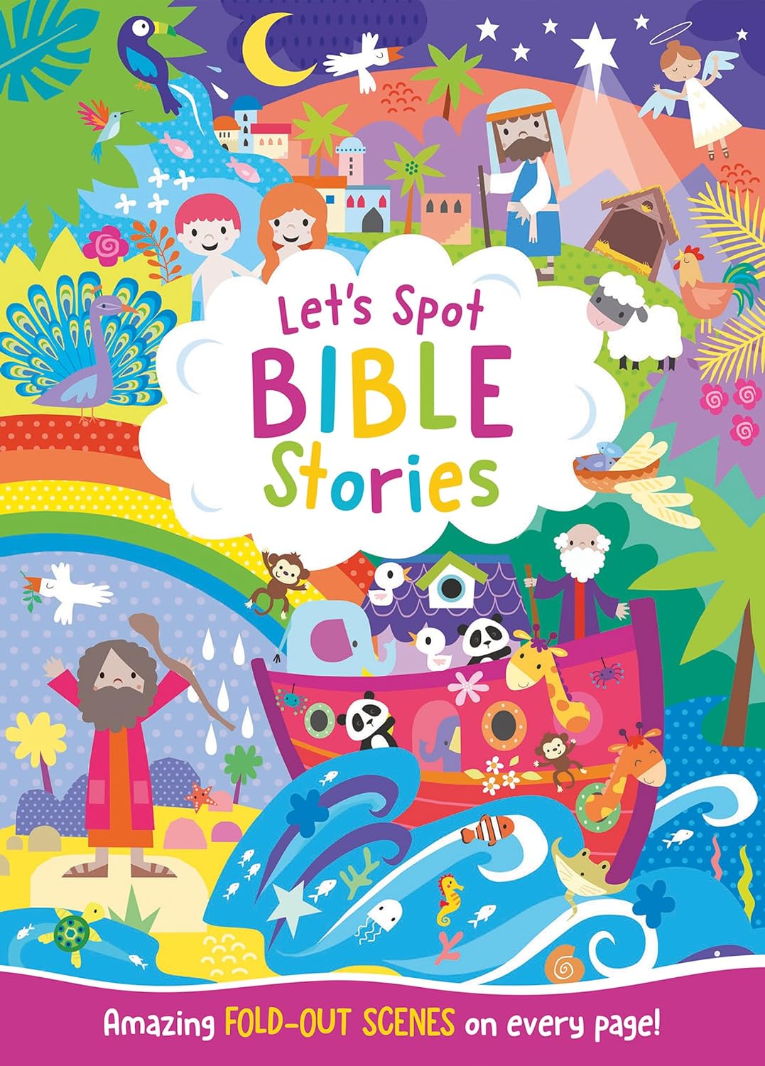Let's Spot Bible Stories: An Interactive Seek and Find Bible Story Activity Book for Children Up to Age 6