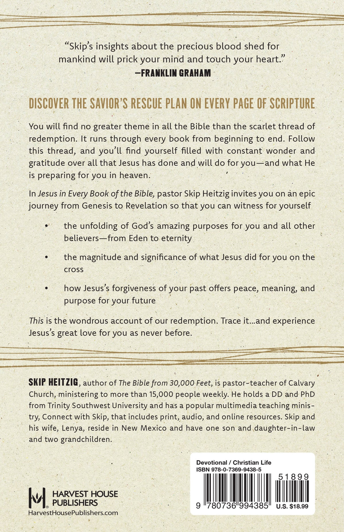 Jesus in Every Book of the Bible: Tracing God's Rescue Plan from Eden to Eternity