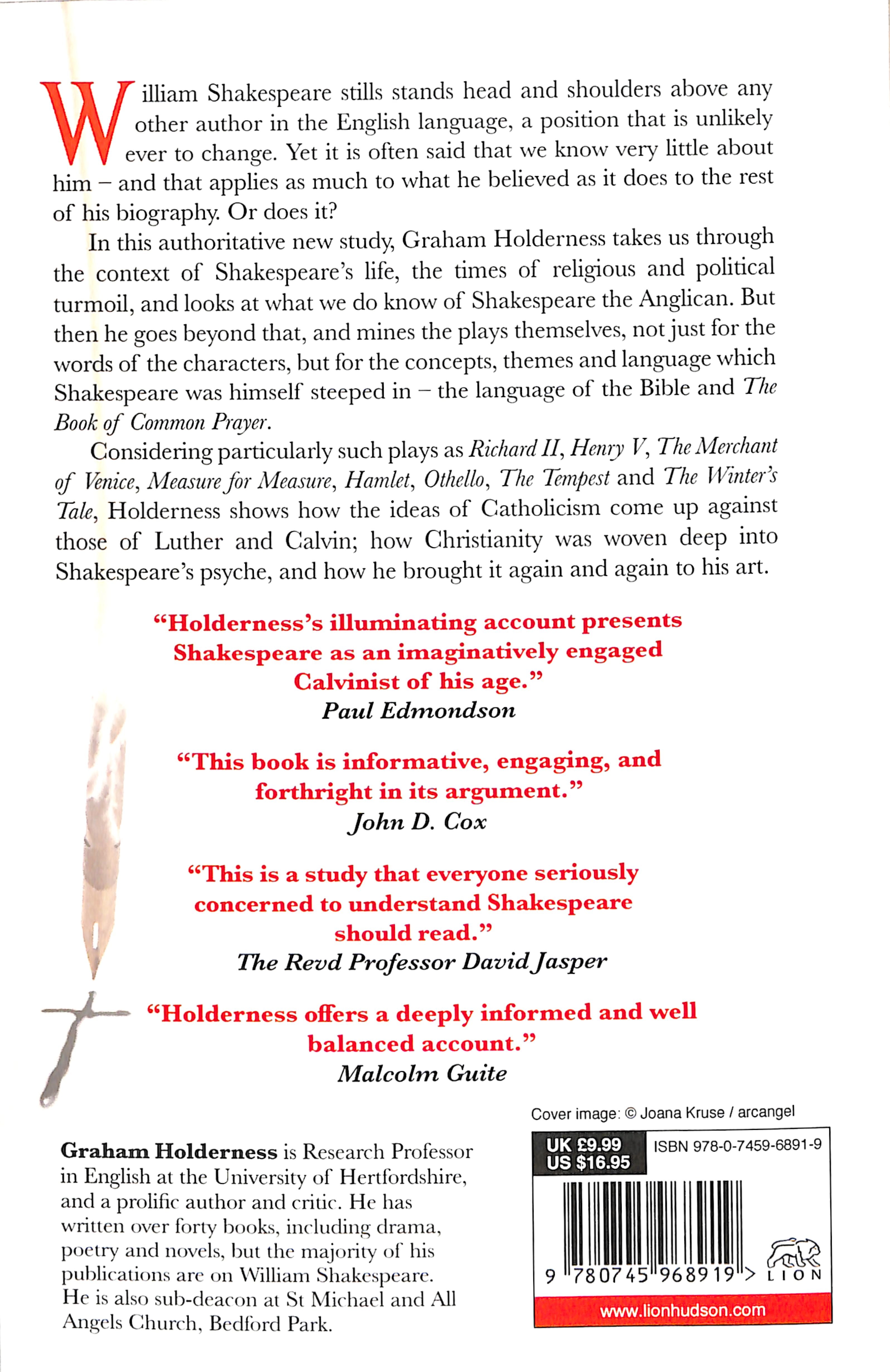 The Faith of William Shakespeare