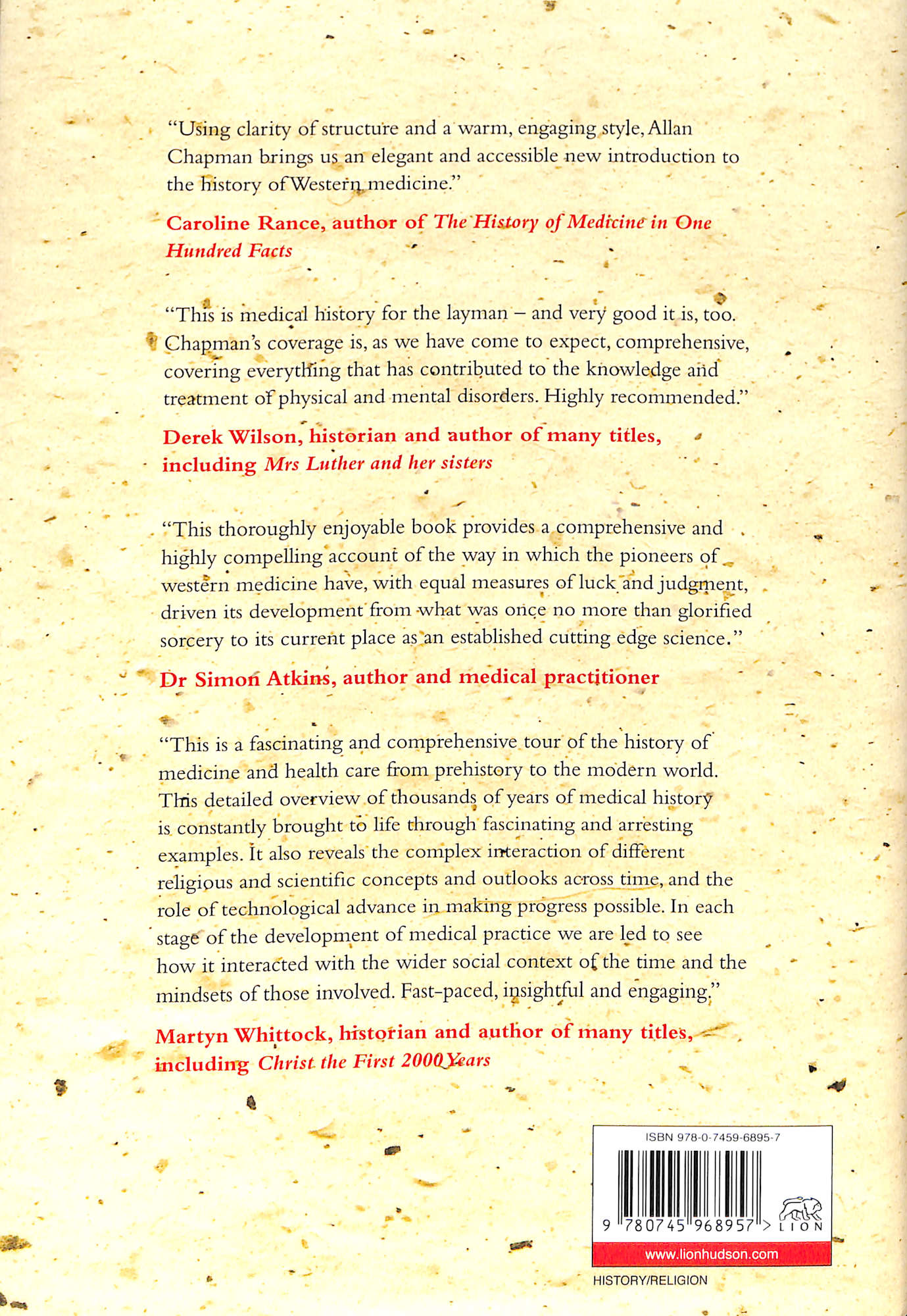 Physicians, Plagues and Progress: The History of Western Medicine From Antiquity to Antibiotics