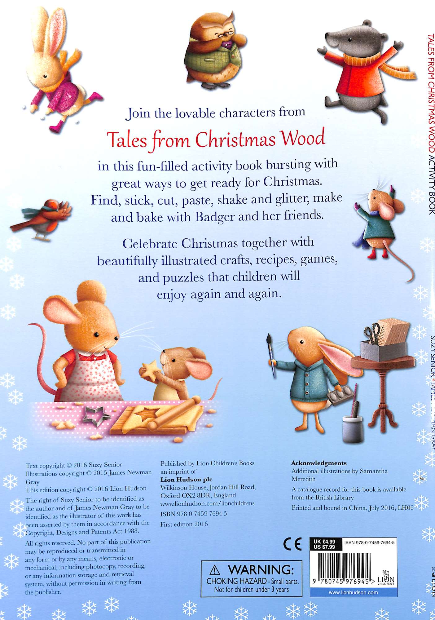 Tales From Christmas Wood Activity Book