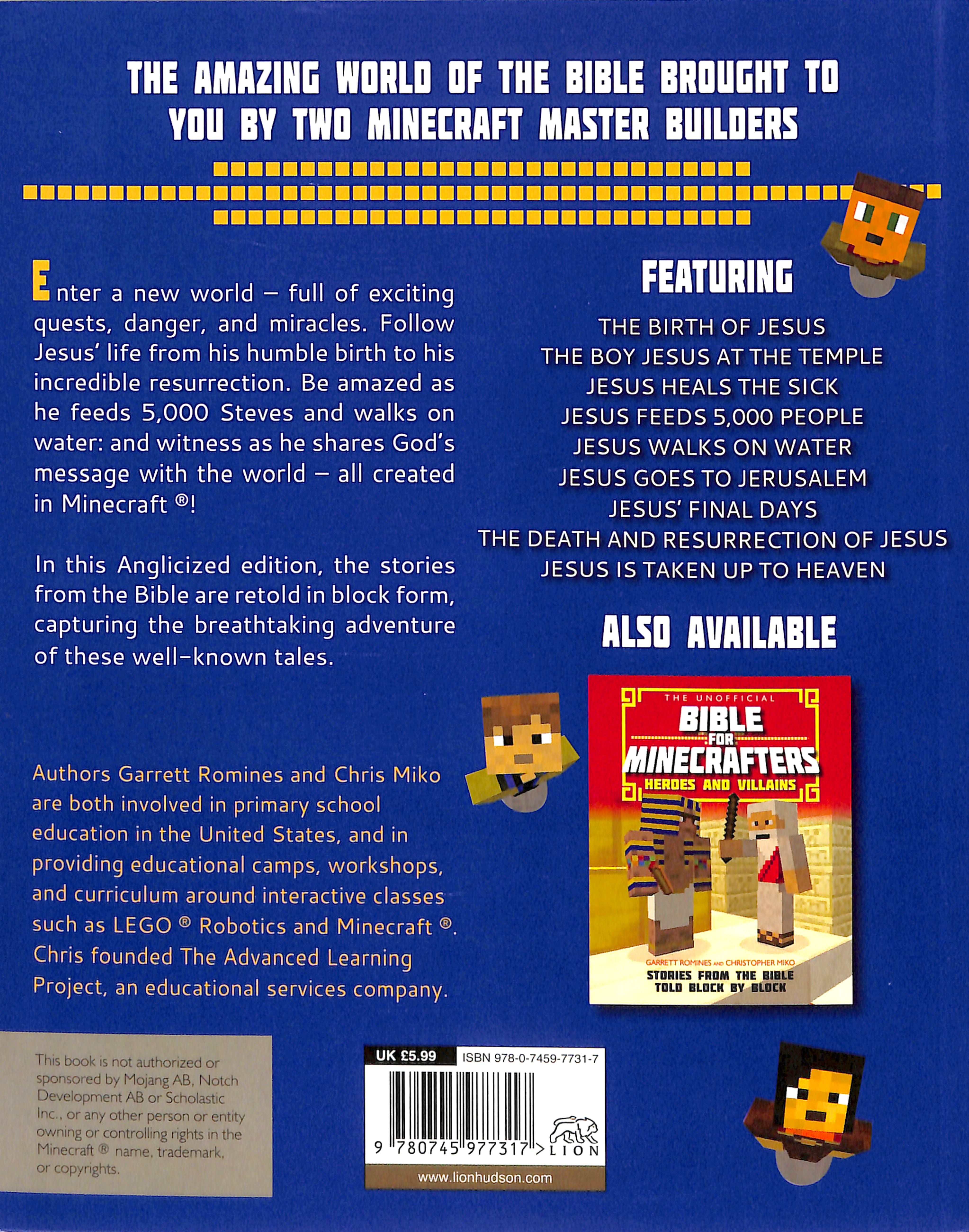 The Unofficial Bible For Minecrafters: Life of Jesus