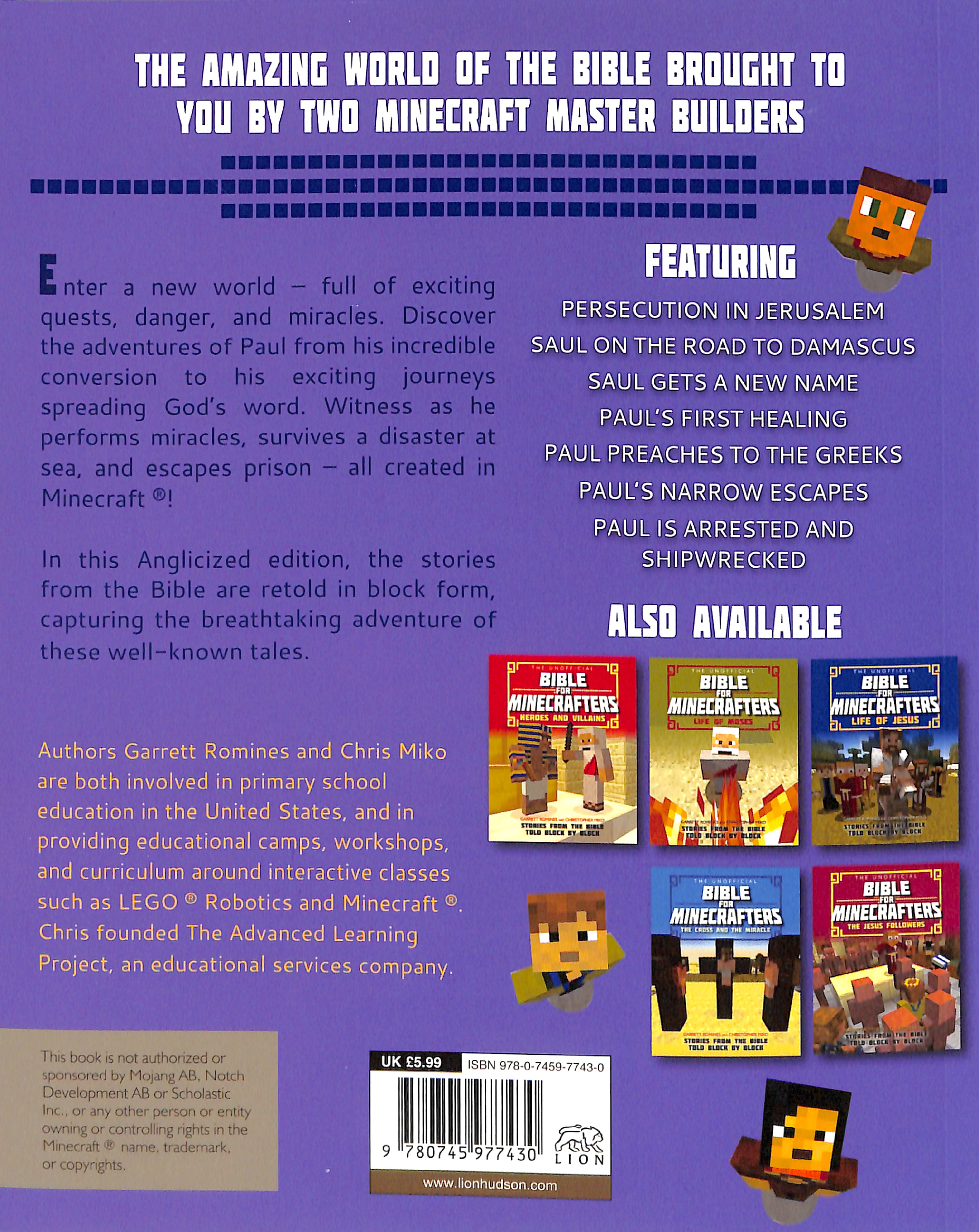 The Unofficial Bible For Minecrafters: Adventures of Paul