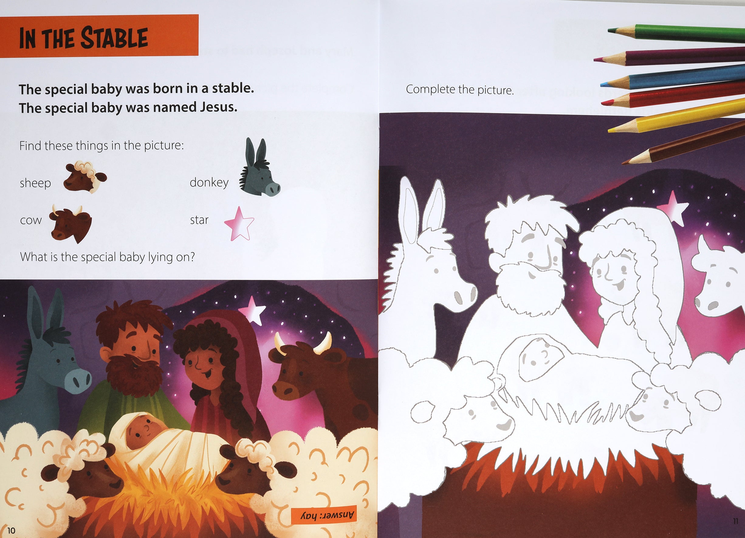 Share a Story Bible Christmas Activity Book