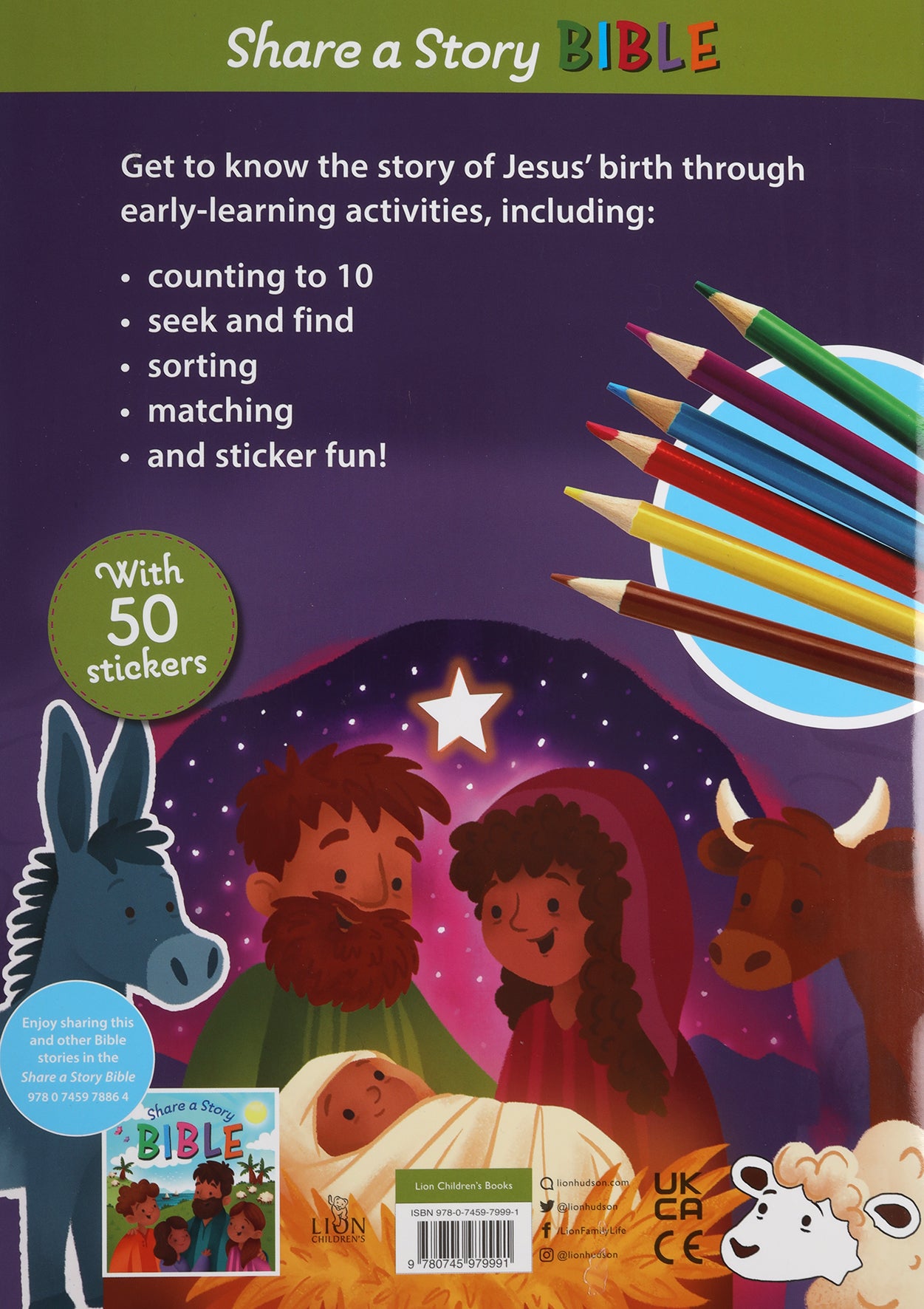 Share a Story Bible Christmas Activity Book