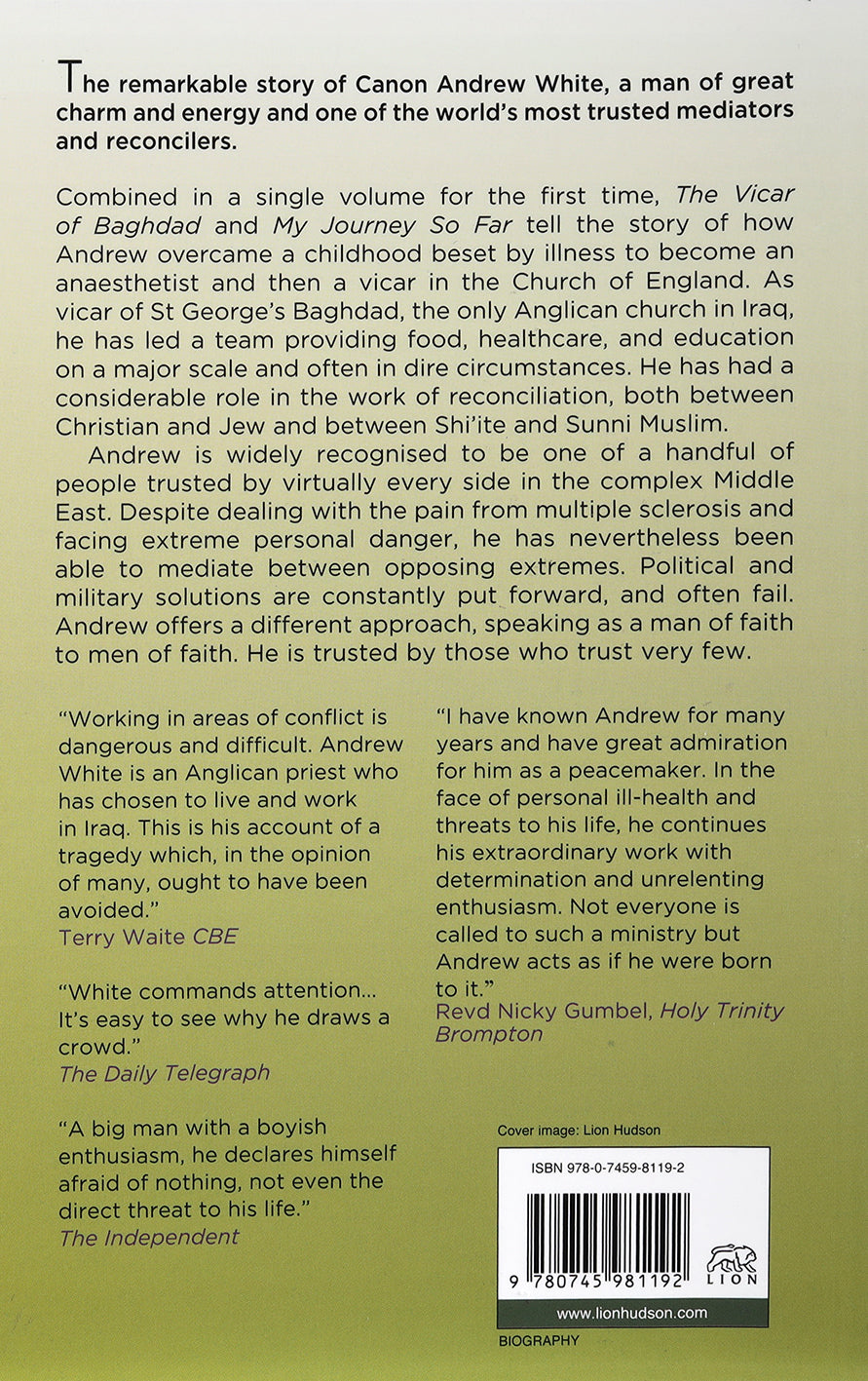 The Vicar of Baghdad: My Journey So Far