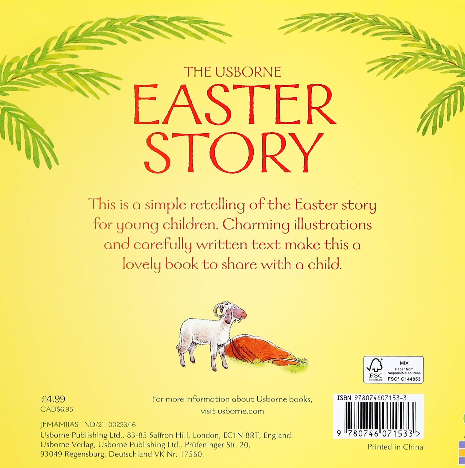 The Easter Story (Usbourne Bible Tales Series)