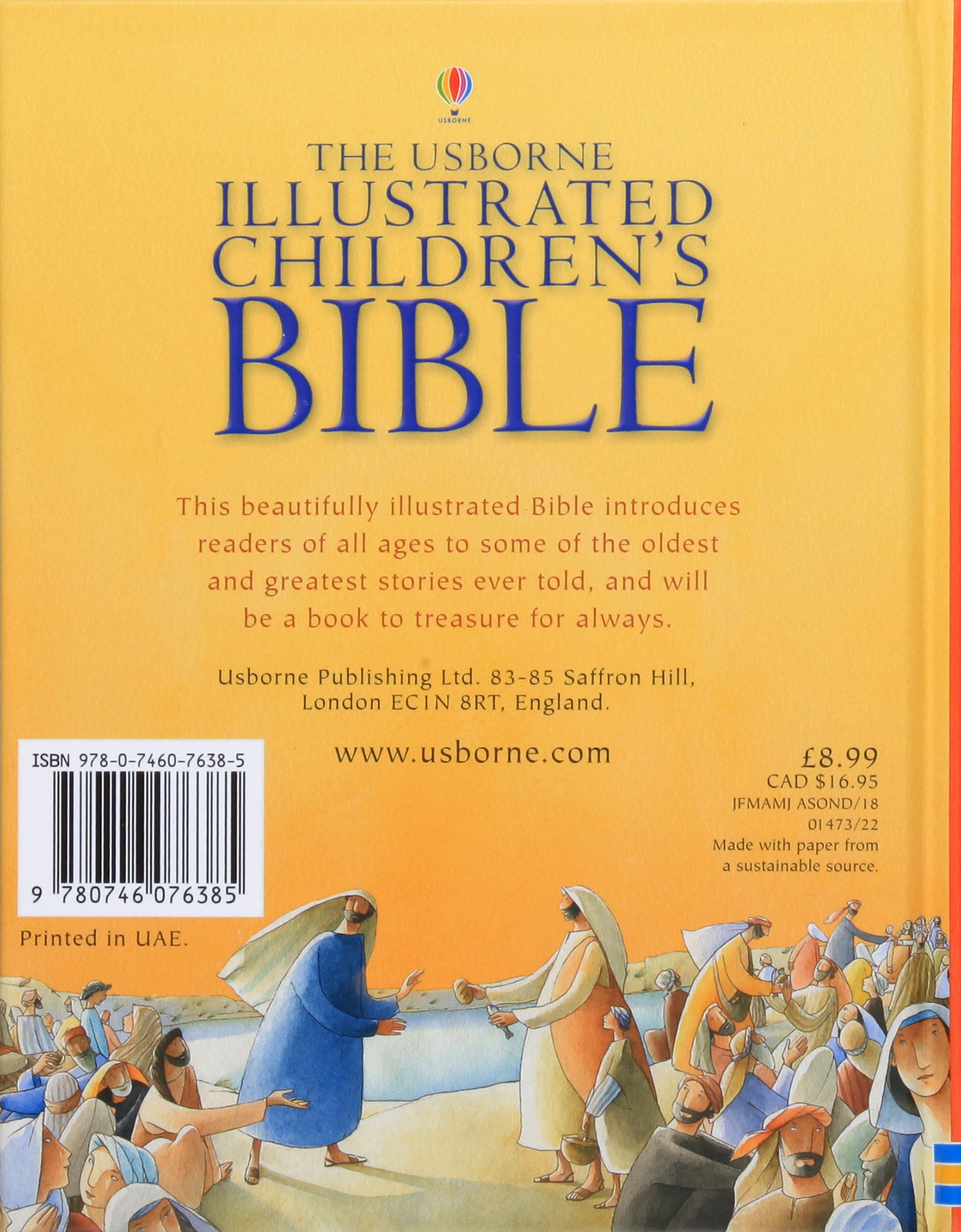 The Usborne Illustrated Children's Bible