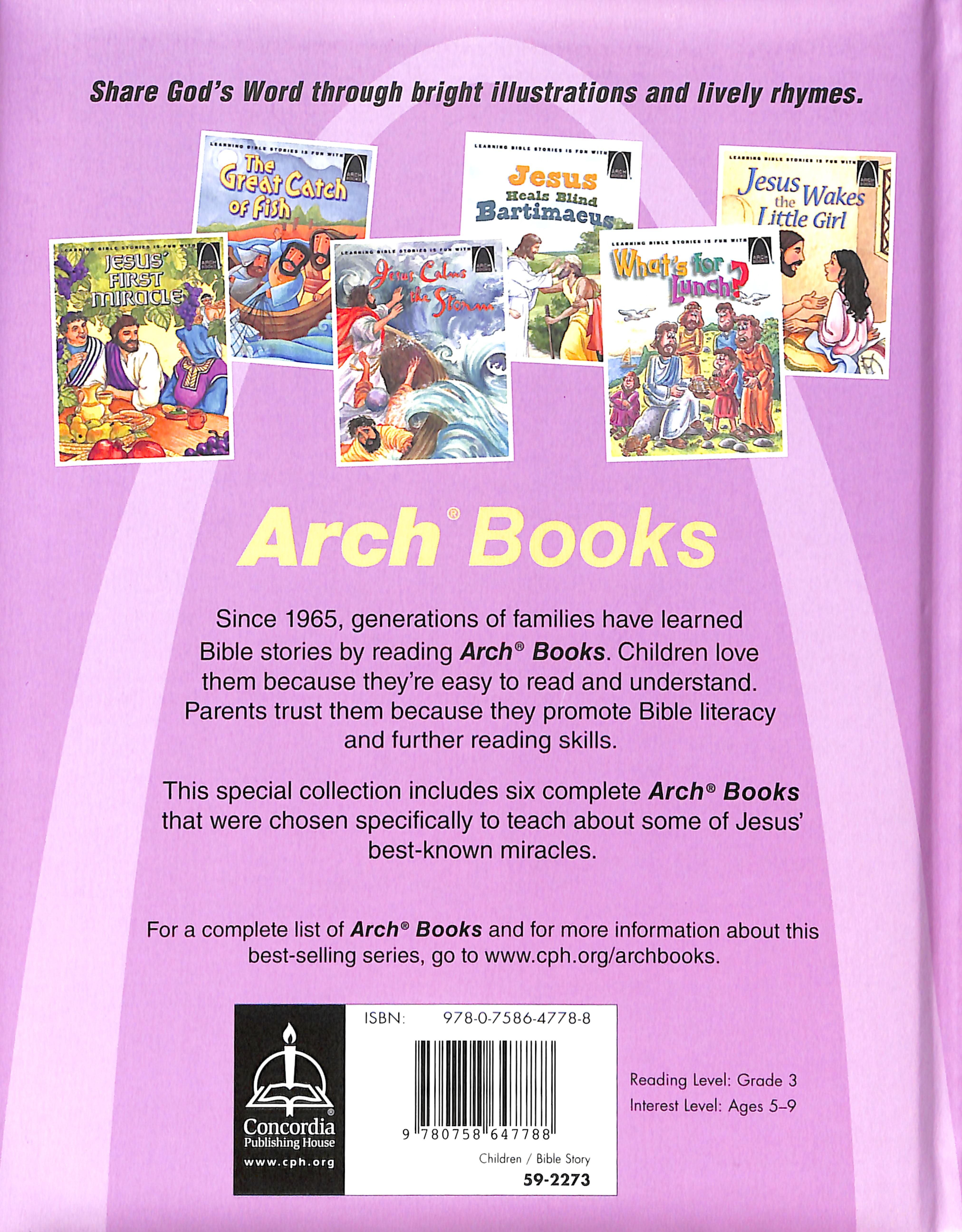 Best-Loved Miracles of Jesus (Arch Books Series)