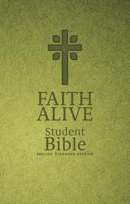 ESV Faith Alive Student Bible Green With Cross (Lutheran Edition)
