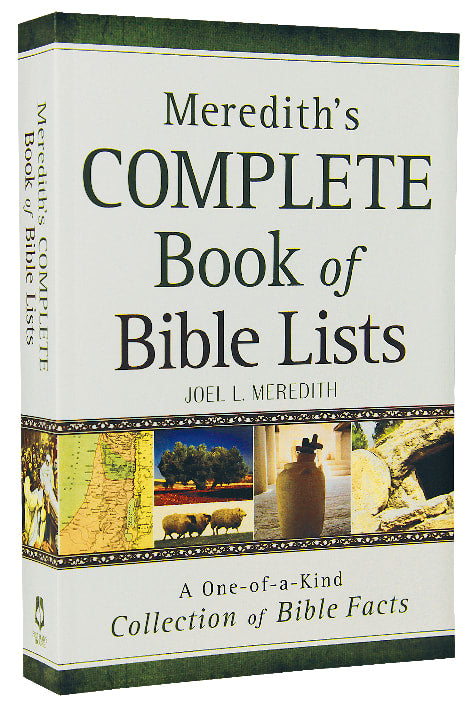 Meredith's Complete Book of Bible Lists