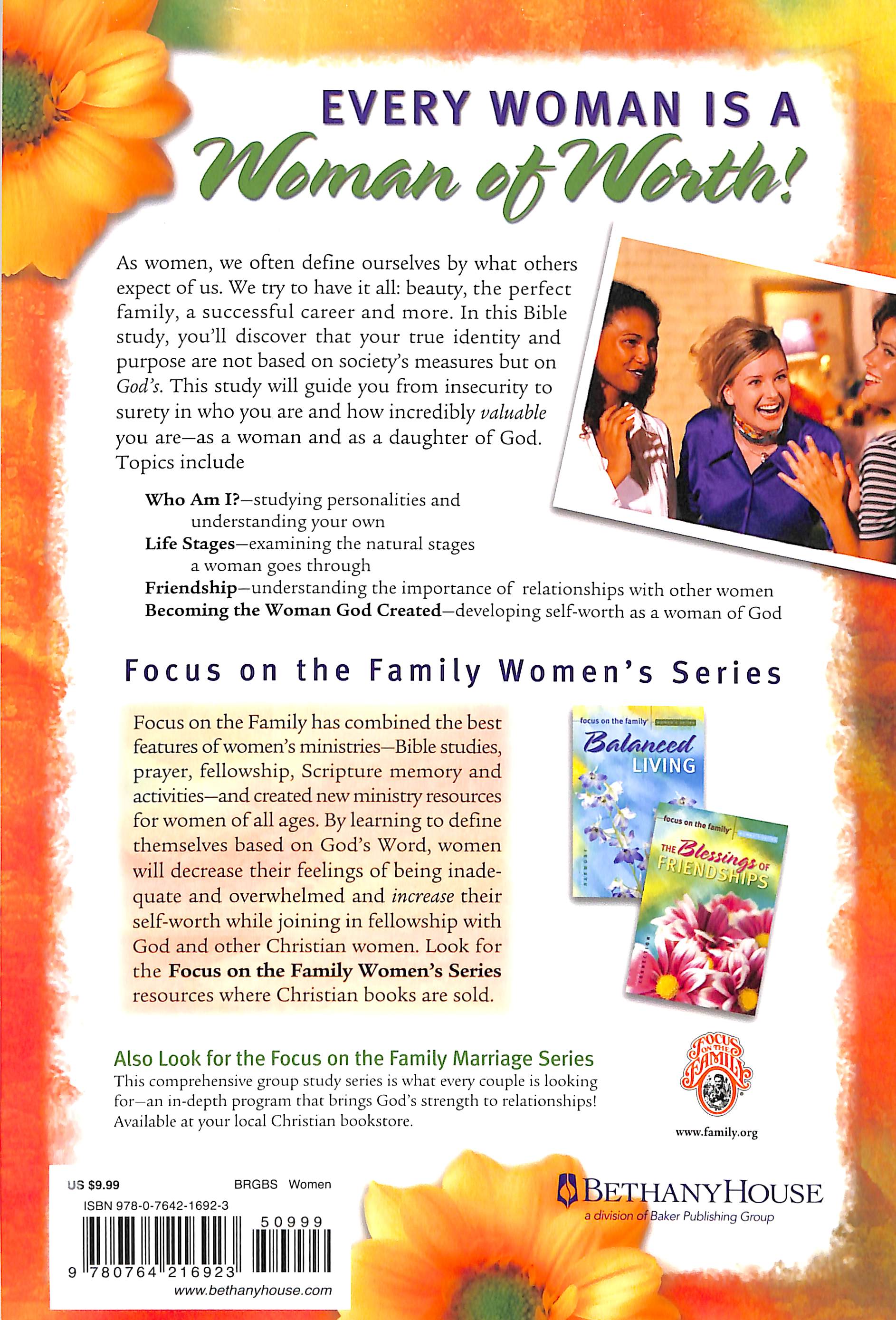 Women of Worth (Focus On The Family Women's Series)