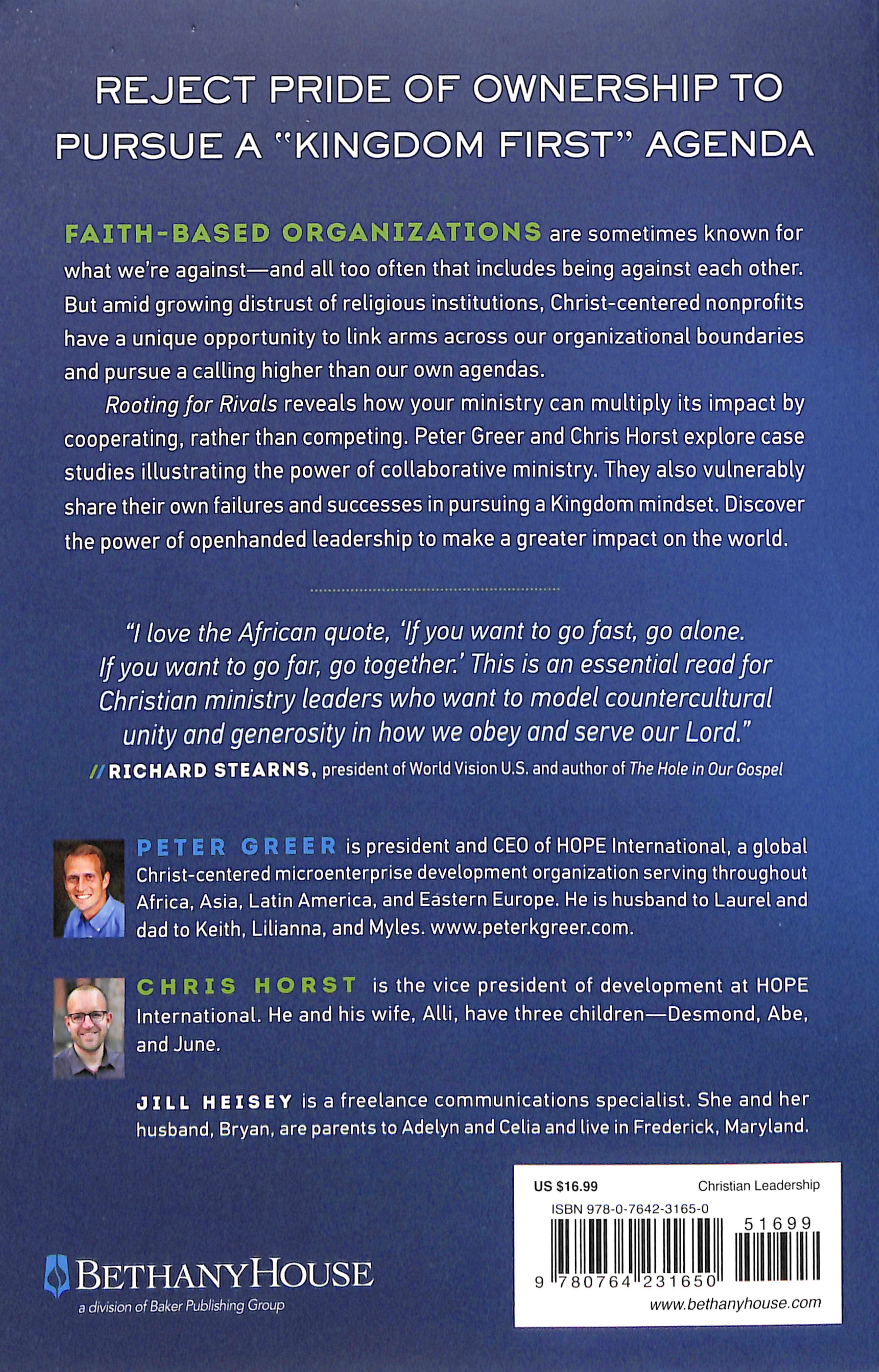 Rooting For Rivals: How Collaboration and Generosity Increase the Impact of Leaders, Charities, and Chruches