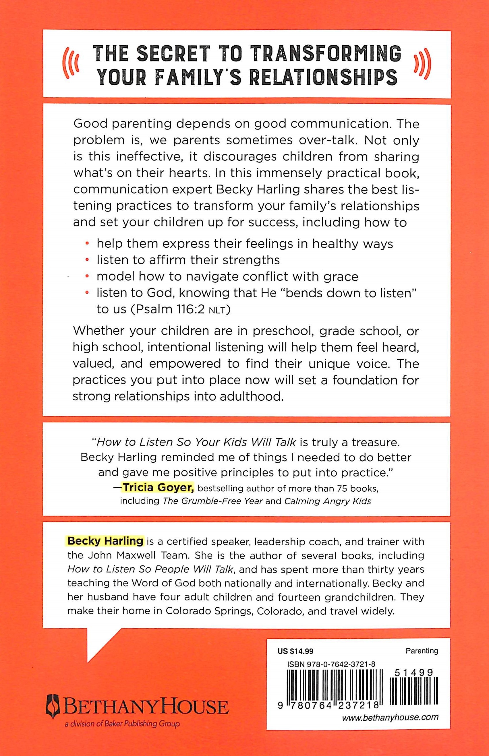 How to Listen So Your Kids Will Talk: Deepen Your Connection and Strengthen Their Confidence