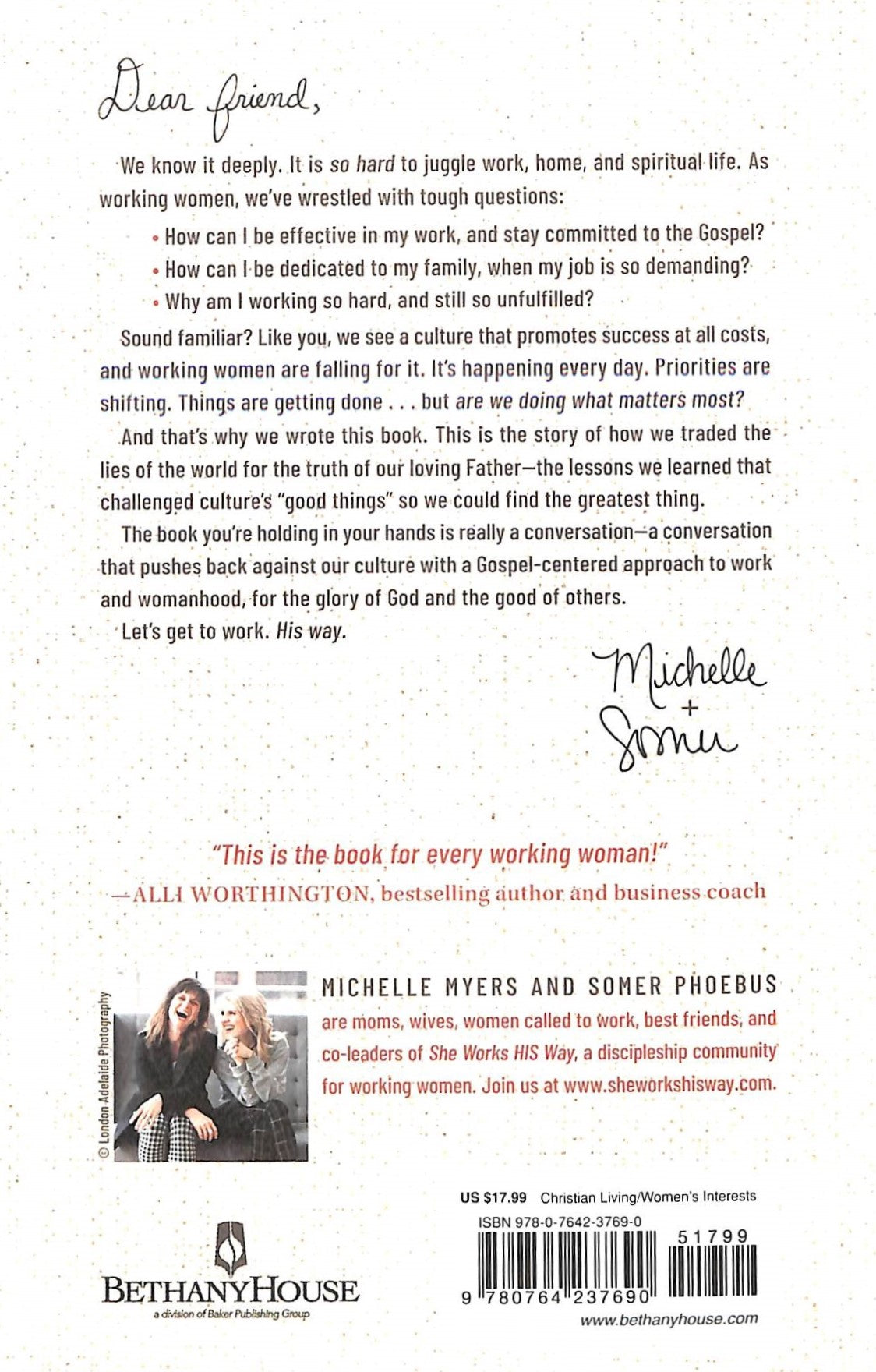 She Works His Way: A Practical Guide For Doing What Matters Most in a Get-Things-Done World