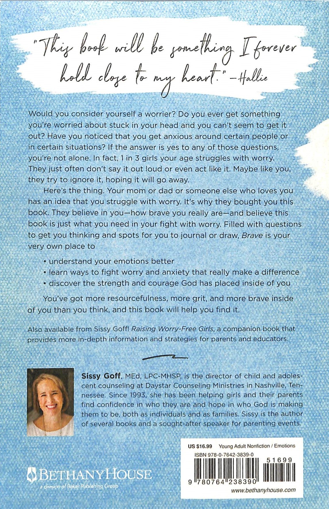 Brave: A Teen Girl's Guide to Beating Worry and Anxiety