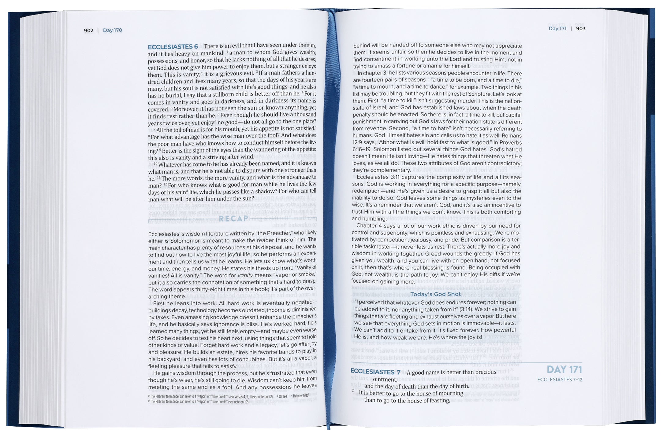 ESV The Bible Recap 365-Day Chronological Study Bible (Red Letter Edition)