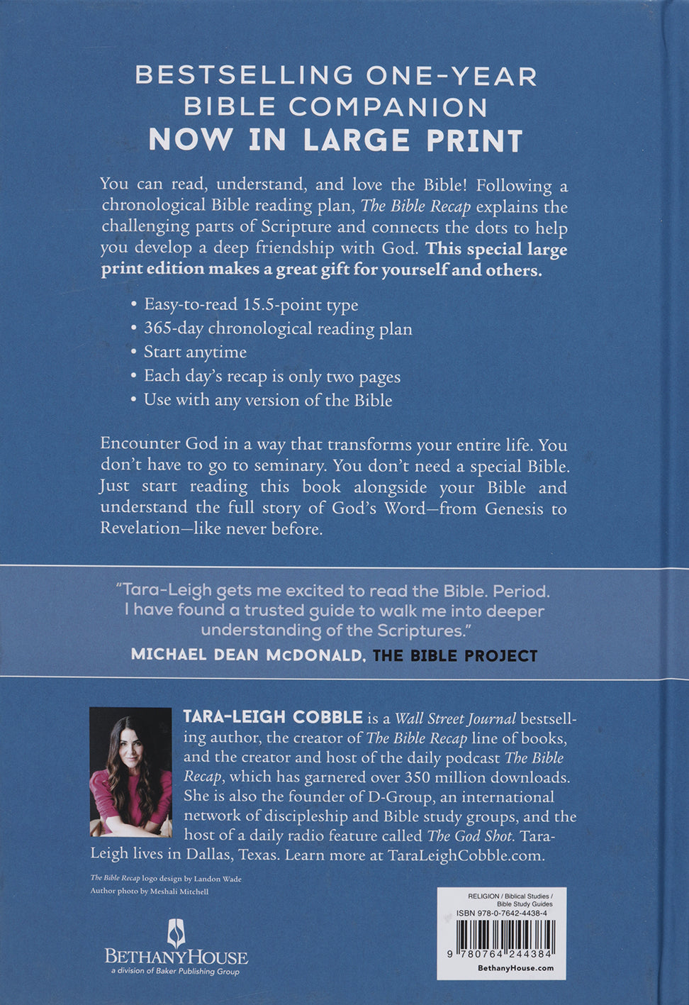 The Bible Recap Large Print Edition: A One-Year Guide to Reading and Understanding the Entire Bible