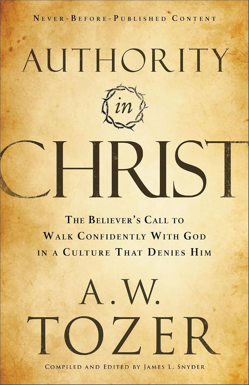Authority in Christ: The Believer's Call to Walk Confidently with God in a Culture That Denies Him