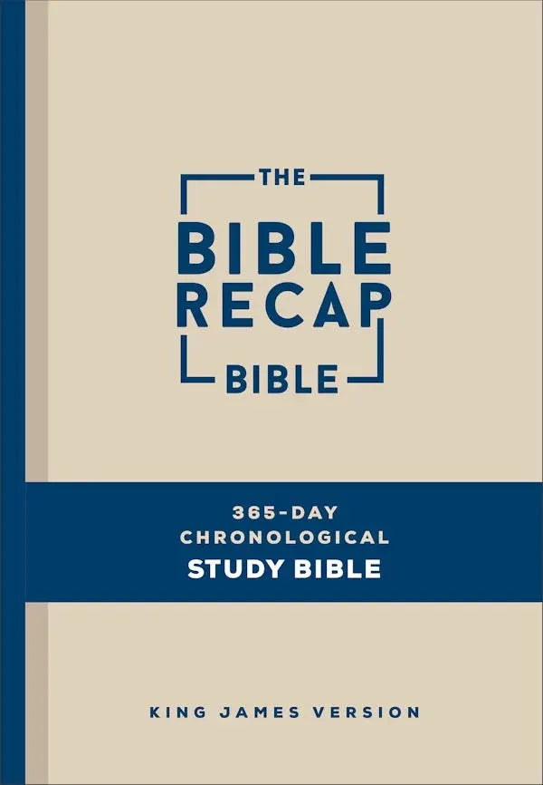 KJV The Bible Recap 365-Day Chronological Study Bible (Red Letter Edition)