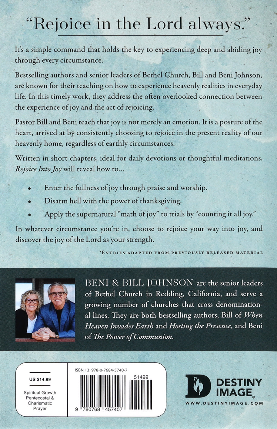 Rejoice Into Joy: Three Keys to Experiencing the Fullness of Heaven's Joy