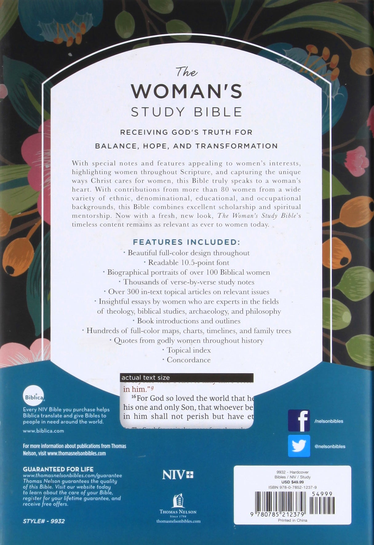 NIV Woman's Study Bible Full-Color