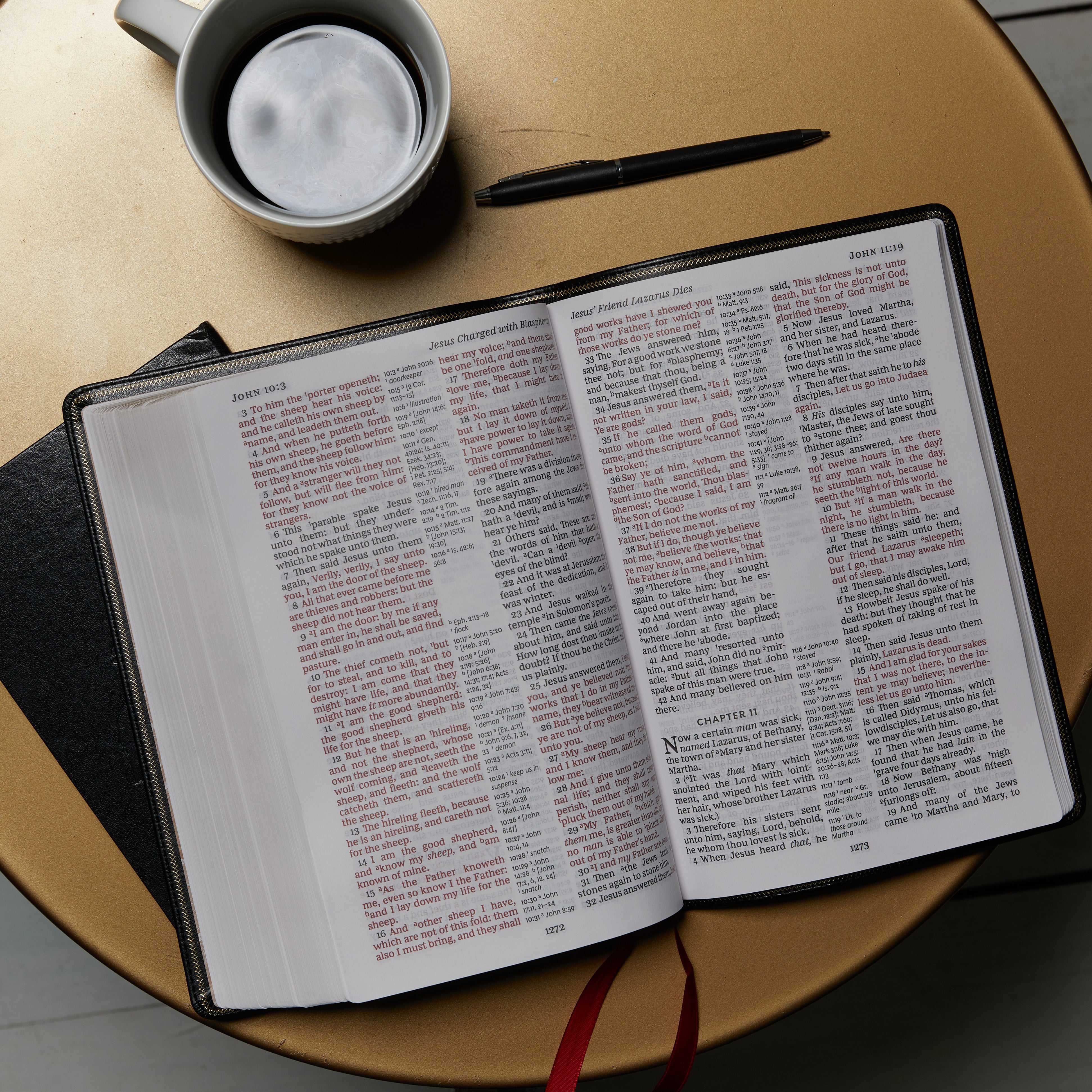 KJV Reference Bible Giant Print Black (Red Letter Edition)