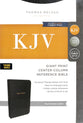 KJV Reference Indexed Bible Giant Print Black (Red Letter Edition)