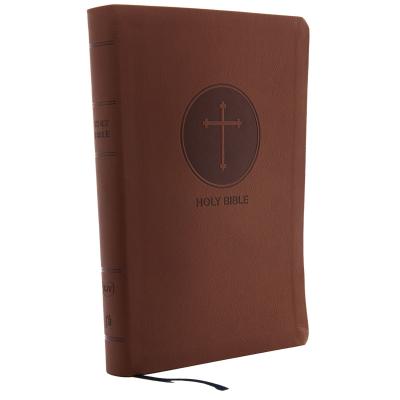 KJV Reference Bible Giant Print Brown (Red Letter Edition)