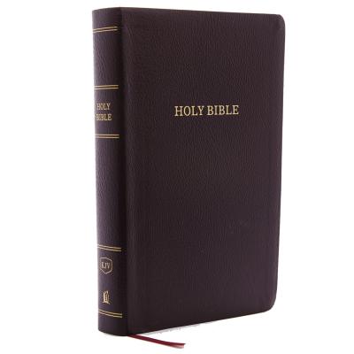 KJV Reference Bible Personal Size Giant Print Burgundy (Red Letter Edition)