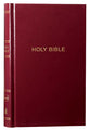 NKJV Pew Bible Burgundy (Red Letter Edition)