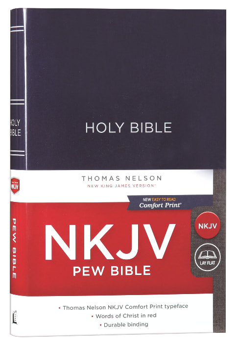 NKJV Pew Bible Blue (Red Letter Edition)