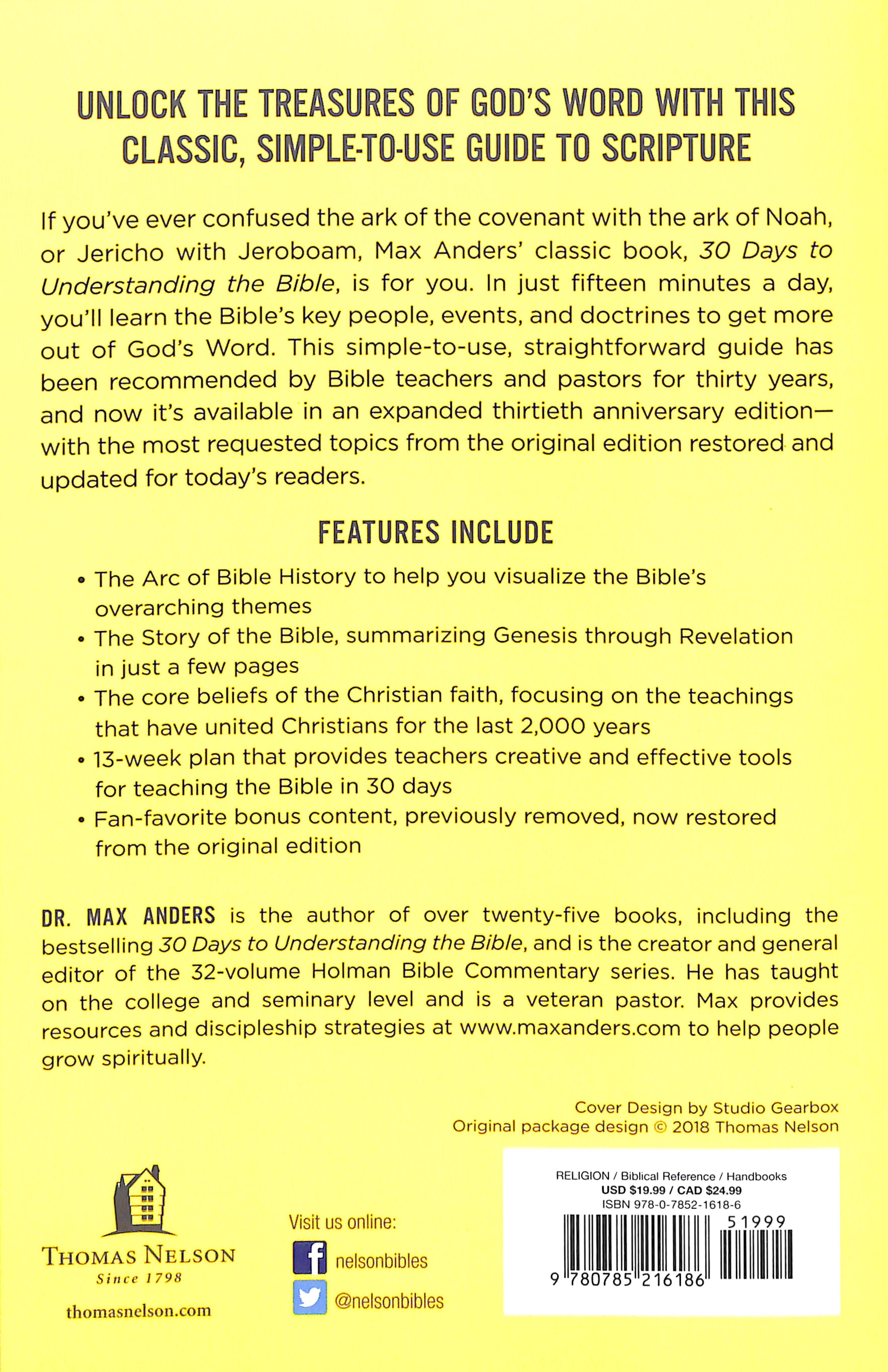 30 Days to Understanding the Bible: Unlock the Scriptures in 15 Minutes a Day (30th Anniversary)