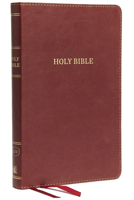 KJV Thinline Bible Burgundy Indexed Red Letter Edition
