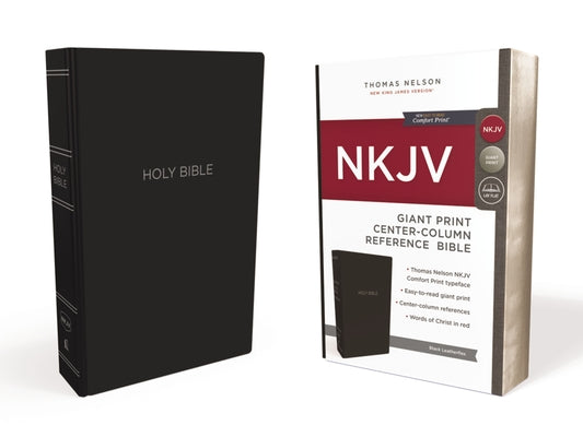 NKJV Reference Bible Giant Print Black (Red Letter Edition)