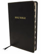 KJV Thinline Bible Large Print Black Indexed Red Letter Edition