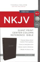 NKJV Reference Bible Giant Print Black Indexed (Red Letter Edition)
