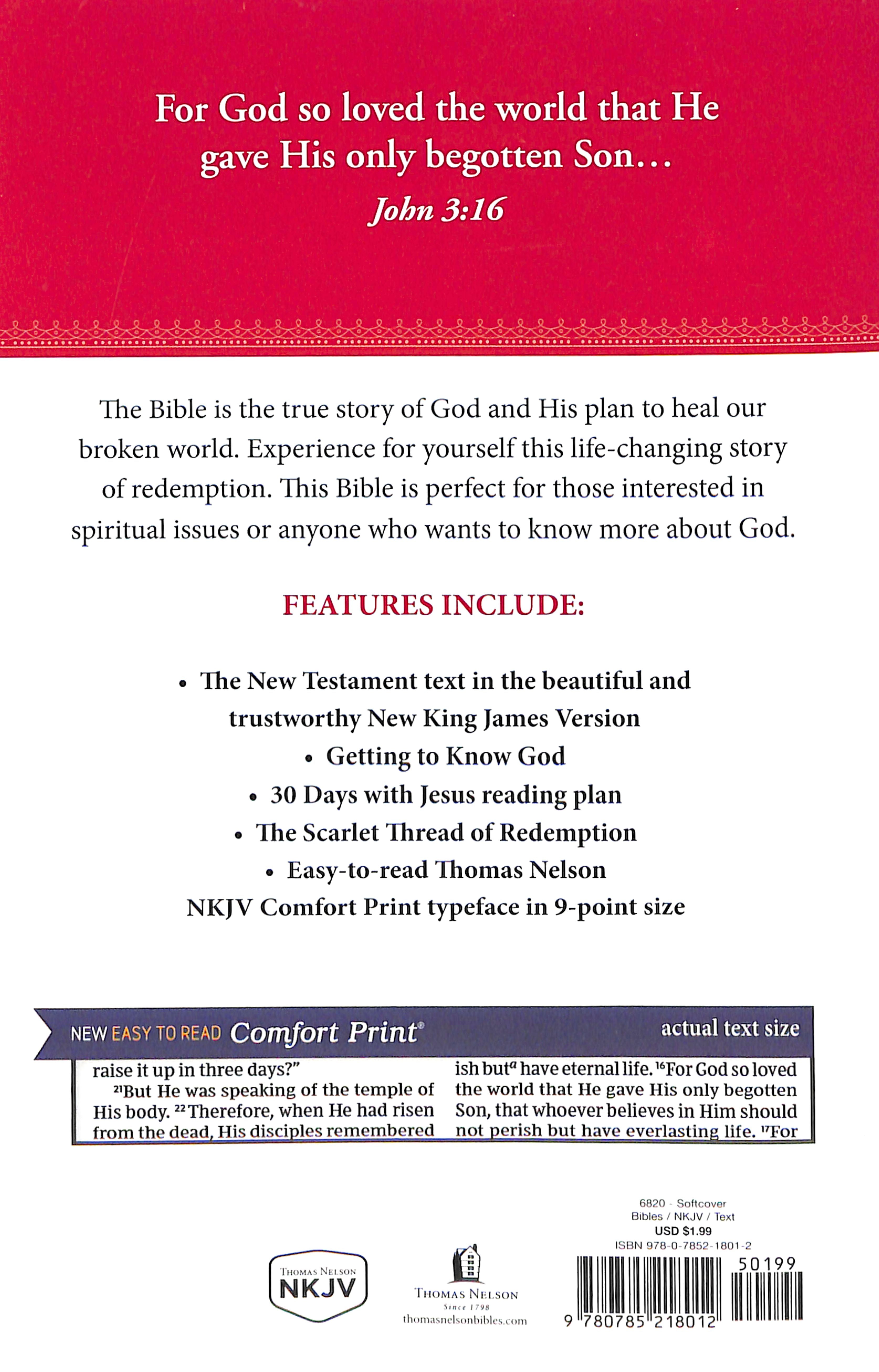 NKJV Holy Bible New Testament
